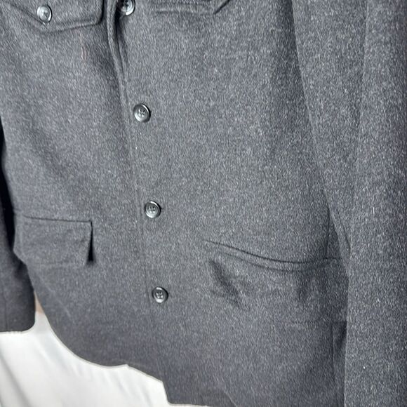 Banana Republic Wool/Cashmere Blend Men’s Military Jacket. Size Medium. - Picture 4 of 8